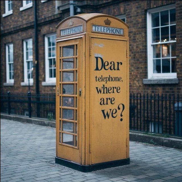 Dear telephone, where are we? cover
