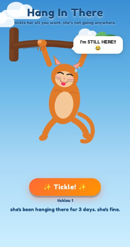 Hang In There screenshot