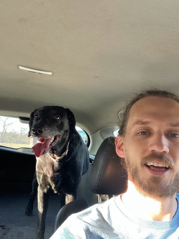 Road trips. Always with a dog.